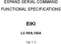 Icon of LC-WUL100A RS-232 Expand Serial Command